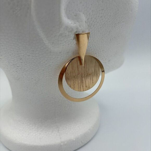 Bracelet, cuff, mirror gold colour stainless steel, hammered texture, large - Picture 12 of 16